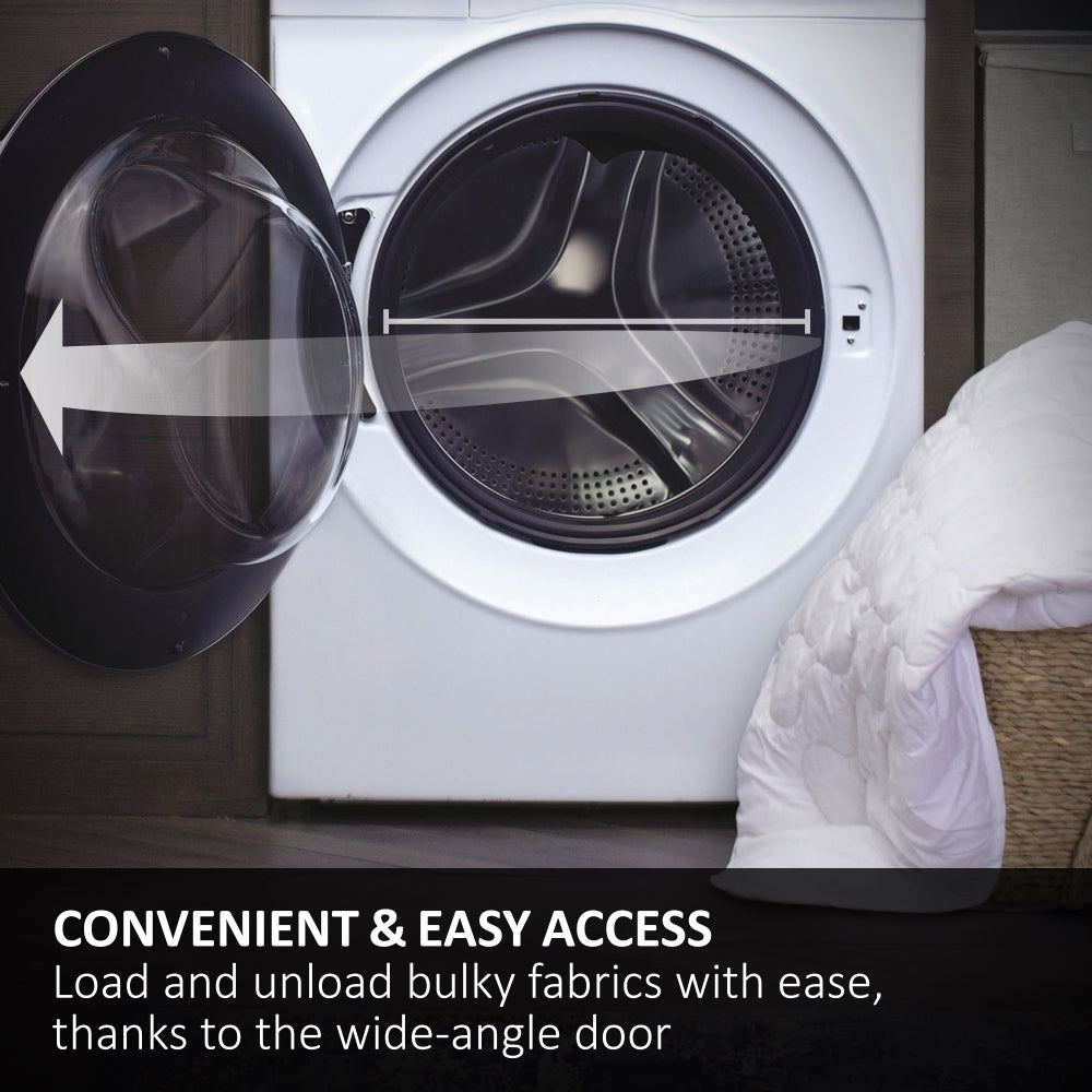 Haier X Series 5 HW100BP14357GUUK 10kg 1400 Spin WiFi Connected Freestanding Washing Machine Graphite - A Rated