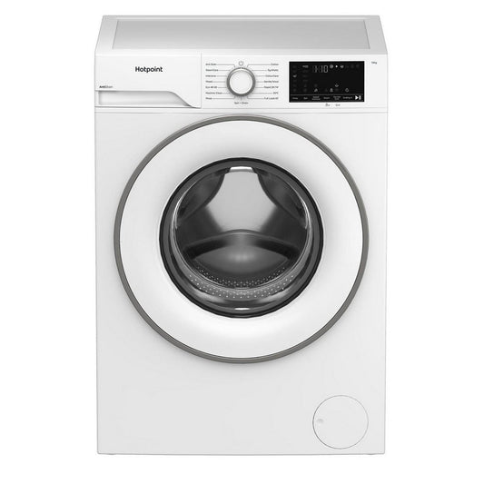 Hotpoint H101ANTISTAINUK 10kg 1400 Spin Freestanding Front Loading Washing Machine White