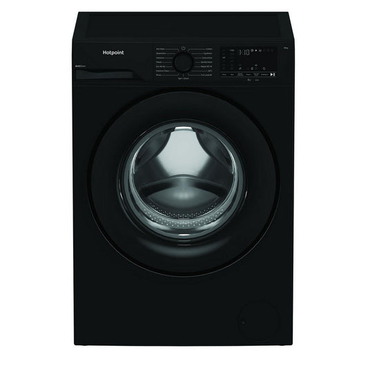 Hotpoint H101BANTISTAINUK 10kg 1400 Spin Freestanding Front Loading Washing Machine Black