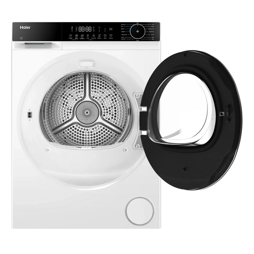 Haier X5 Plus HD90-D357AU1-UK 9kg Freestanding Heat Pump Tumble Dryer White - A++ Rated