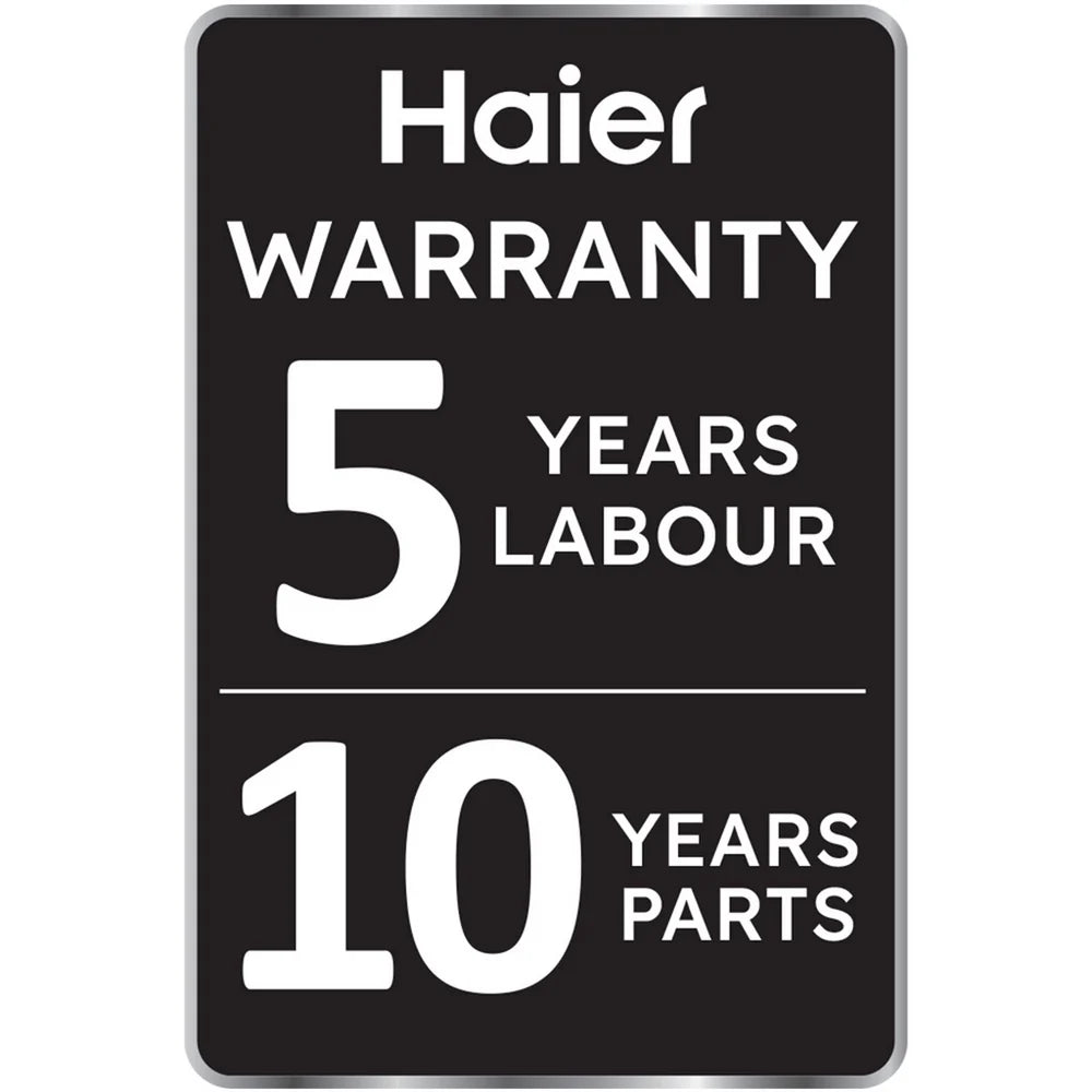 Haier X5 Plus HW90BP14357AETUK 9kg 1400 Spin Freestanding Washing Machine White - A Rated