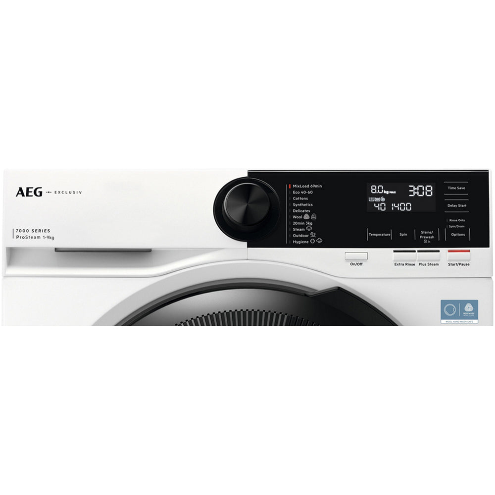 AEG Series 7000 LFSR72944B ProSteam 9kg 1400 Spin Freestanding Washing Machine White