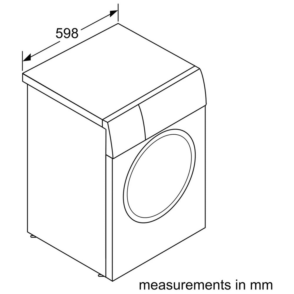 Bosch WGJ25400GB Series 6 10kg 1400 Spin Freestanding Front Load Washing Machine White