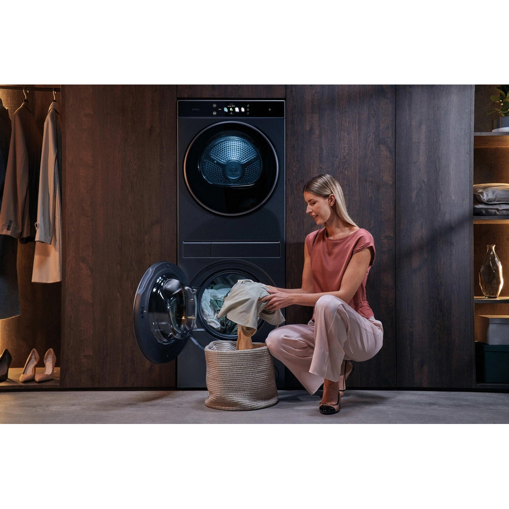 Haier Couture CLC108-GNU1-UK WiFi Connected 10Kg/8Kg 1400 Spin Heat Pump Washer Dryer with - Graphite