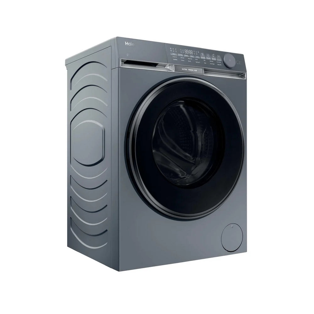 Haier HW100-B14387GUU 10kg 1400 Spin WiFi Freestanding Washing Machine Graphite - A Rated