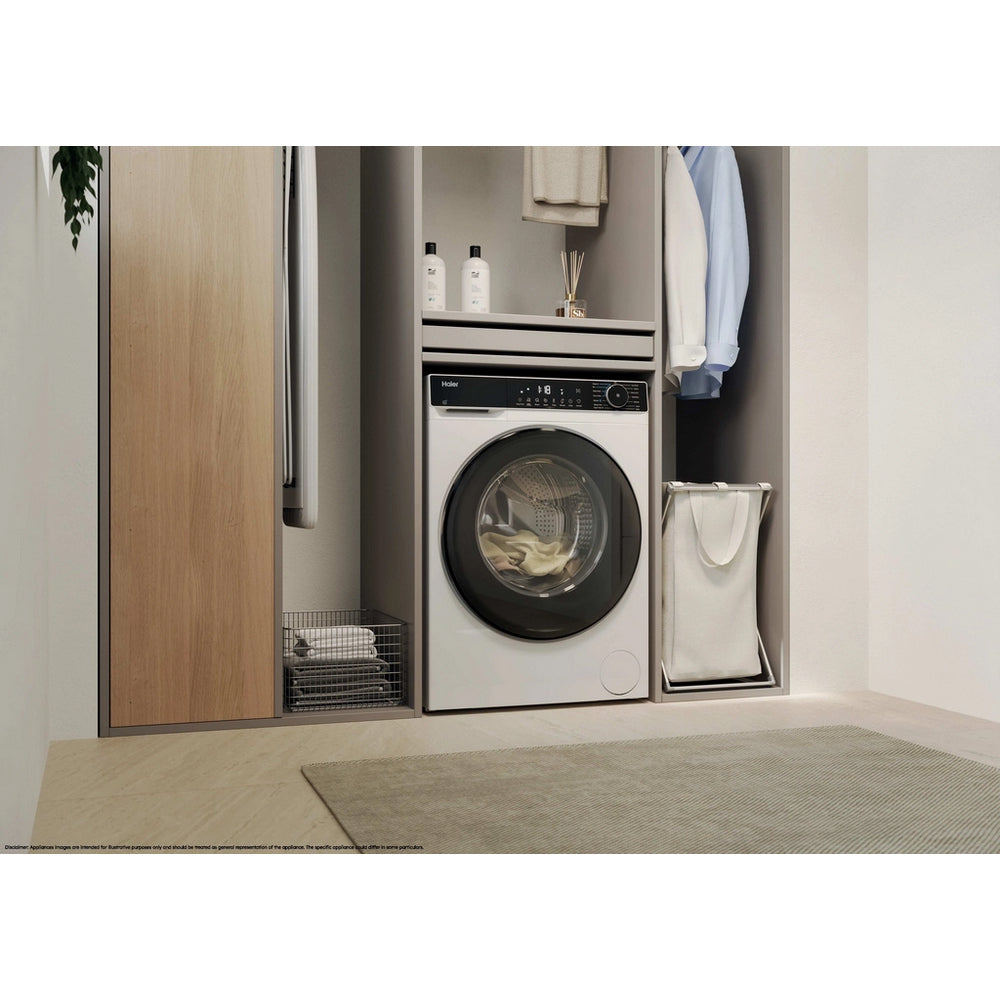 Haier HW90-BP14357TUUK 9kg 1400 Spin Front Load Washing Machine White - A Rated