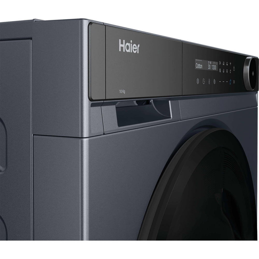 Haier Series 8 HWB100B14858GUUK Integrated 10kg 1400 Spin WiFi Connected Washing Machine Graphite - A Rated