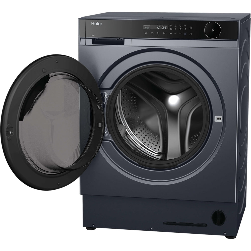 Haier Series 8 HWB100B14858GUUK Integrated 10kg 1400 Spin WiFi Connected Washing Machine Graphite - A Rated