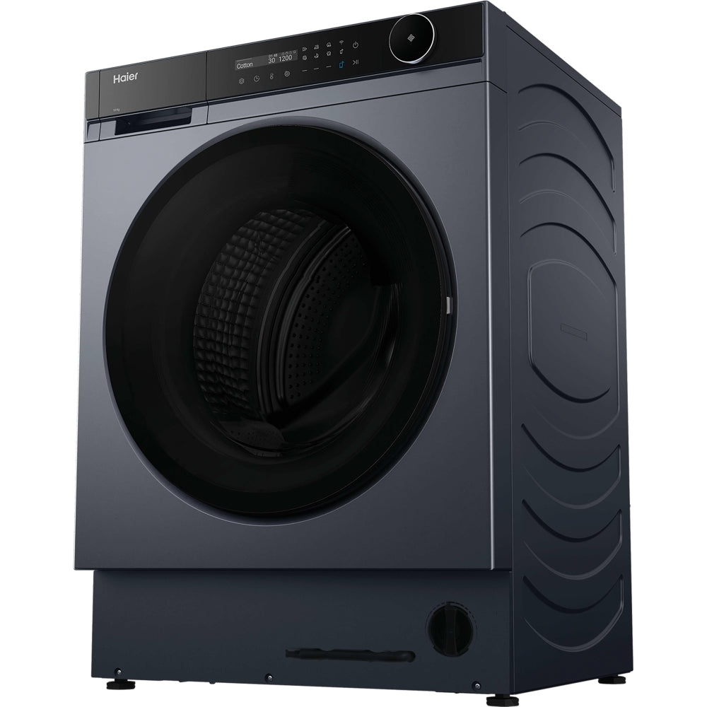Haier Series 8 HWB100B14858GUUK Integrated 10kg 1400 Spin WiFi Connected Washing Machine Graphite - A Rated