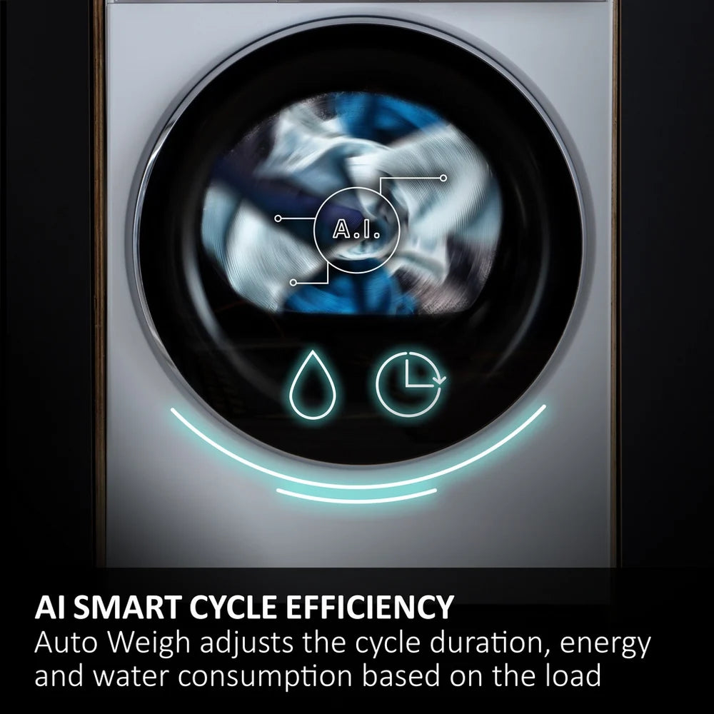 HAIER X Series 11 HD90-A3Q397U1 WiFi-enabled 9kg Heat Pump Tumble Dryer White - A+++ Rated