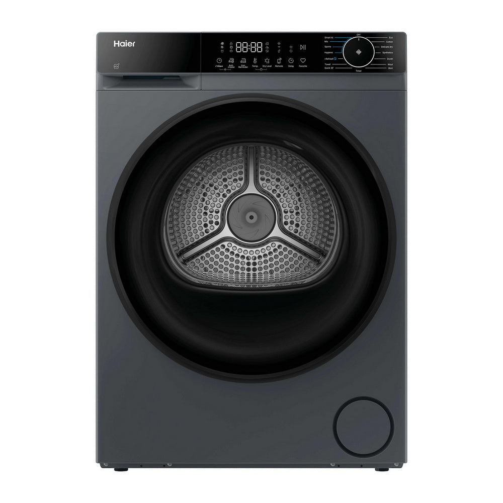 Haier X Series 5 HD90-D357U1G-UK 9kg WiFi Enabled Heat Pump Tumble Dryer Graphite