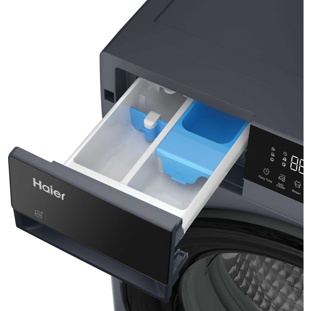 Haier X Series 5 HW100BP14357GUUK 10kg 1400 Spin WiFi Connected Freestanding Washing Machine Graphite - A Rated