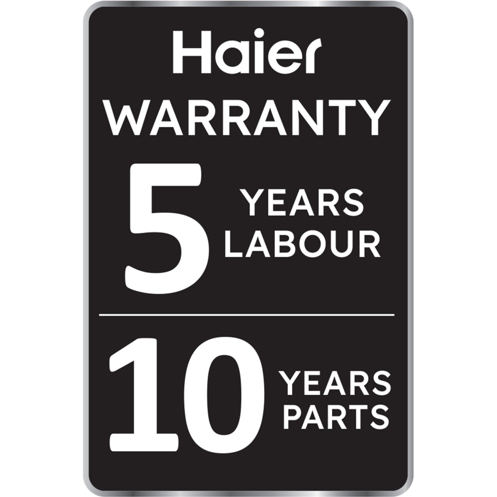 Haier X Series 5 HW100BP14357GUUK 10kg 1400 Spin WiFi Connected Freestanding Washing Machine Graphite - A Rated