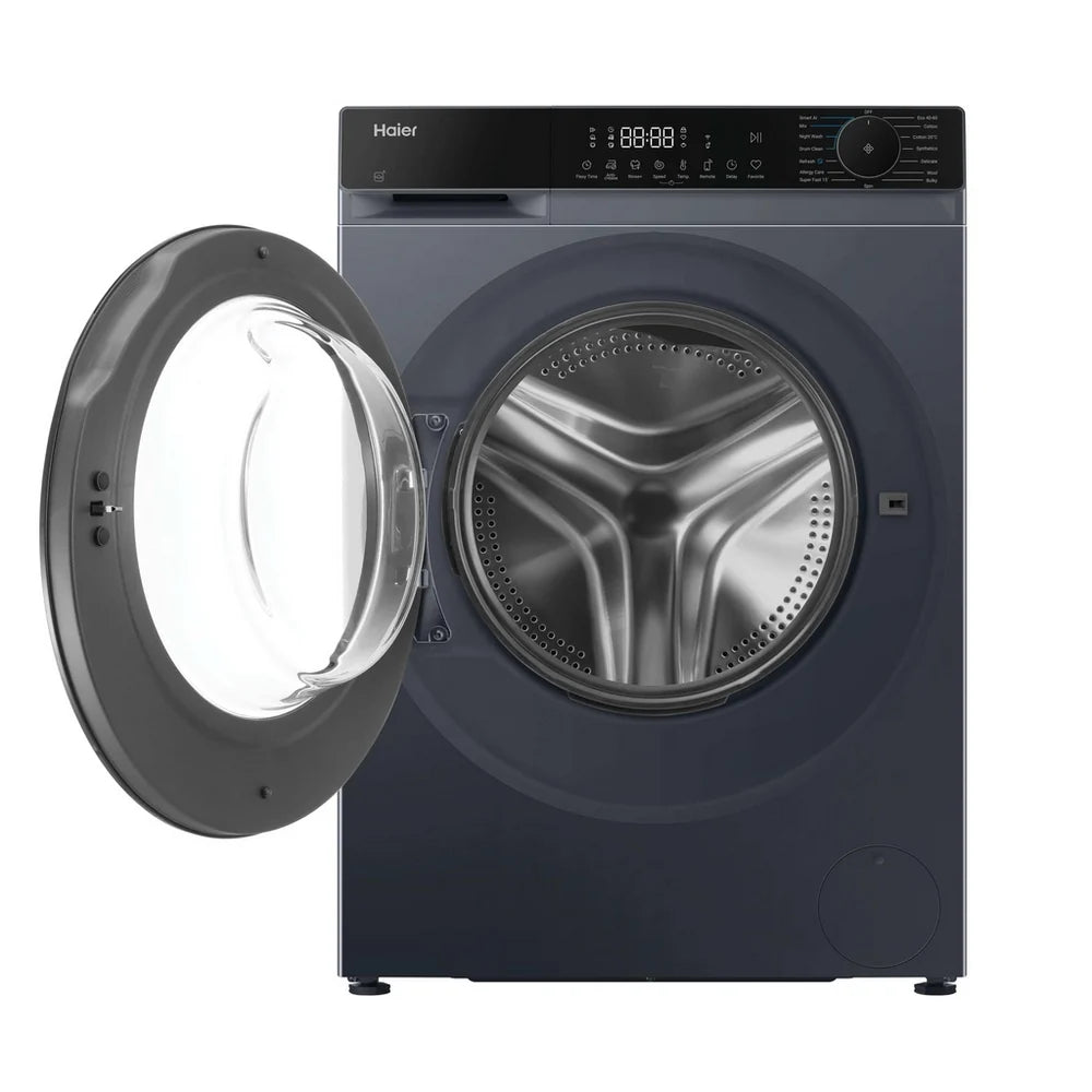 Haier X Series 5 HW100BP14357GUUK 10kg 1400 Spin WiFi Connected Freestanding Washing Machine Graphite - A Rated