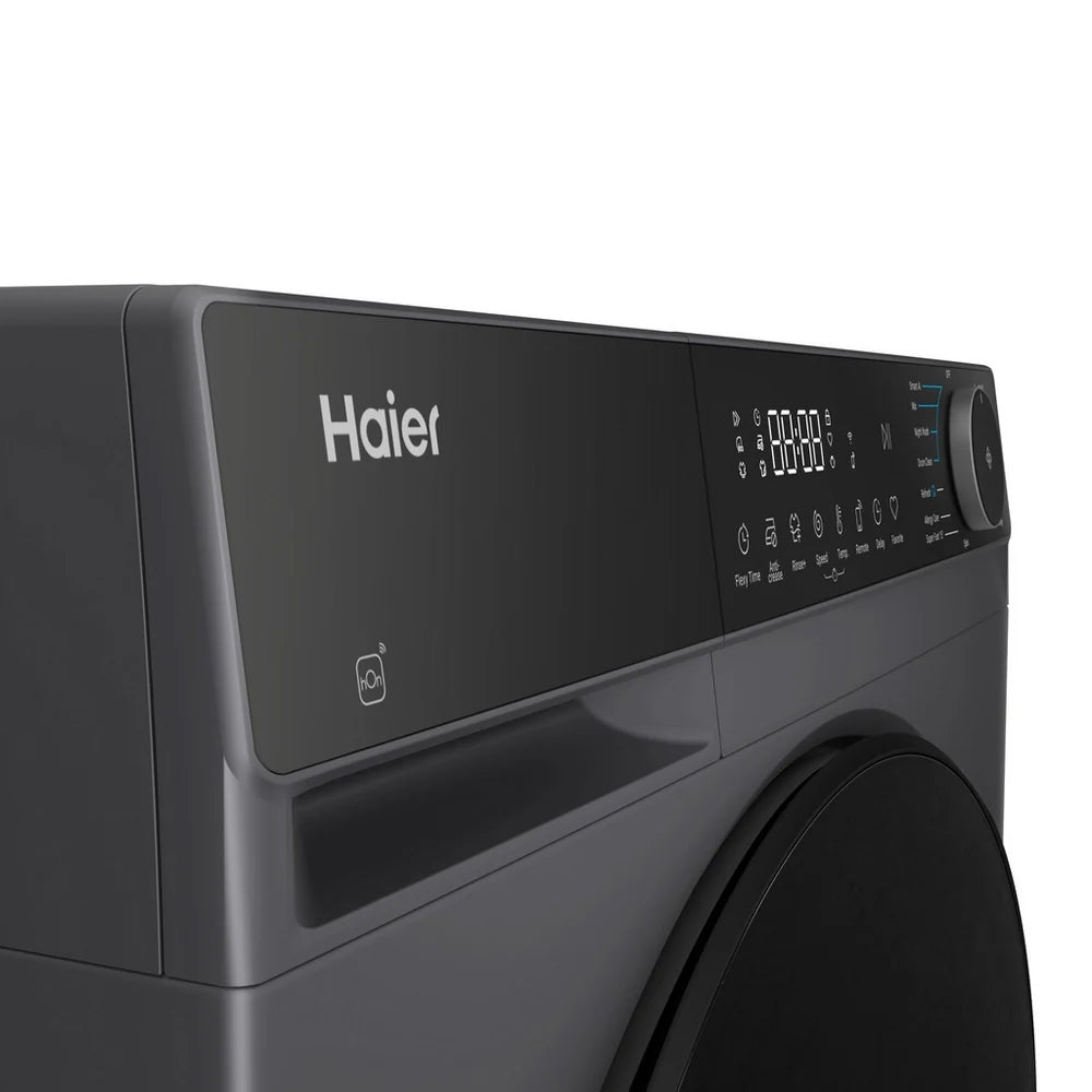 Haier X5 Plus HW9BP14357AEGTUK 9kg 1400 Spin WiFi Connected Washing Machine Graphite - A Rated