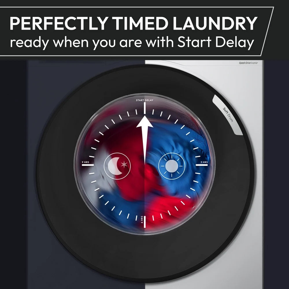 Hoover HGWD 485S8C-80 8kg+5kg 1400 Spin Front Loading Washer Dryer White