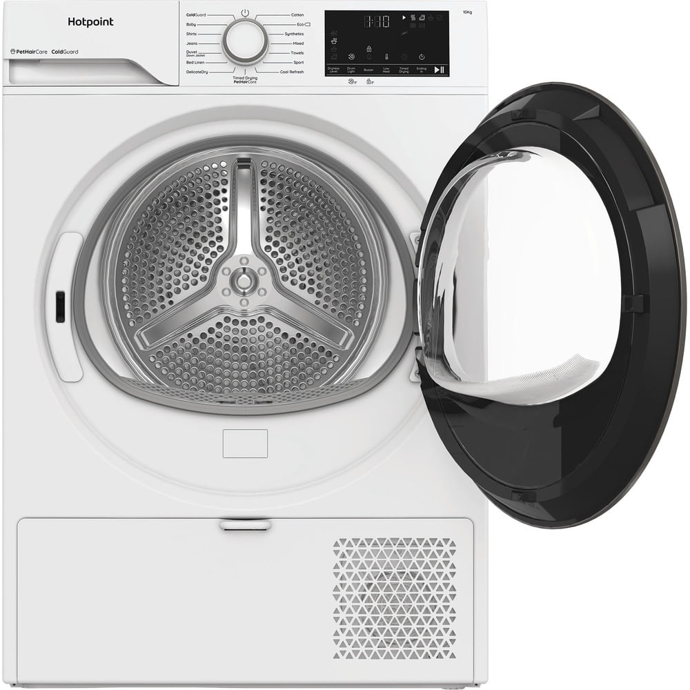 Hotpoint C HD 103M WW UK 10kg Heat Pump Tumble Dryer with PetHairCare White CHD103MWWUK