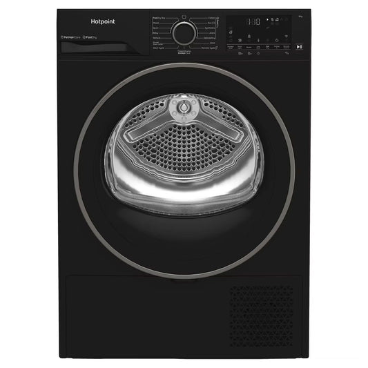 Hotpoint CHD94MBBSUK 9kg Heat Pump Tumble Dryer with HomeWhiz Black