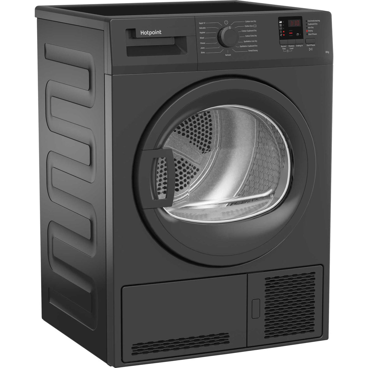 Hotpoint CHDC82GGGDUK 8kg Condenser Tumble Dryer With SensorDry Graphite