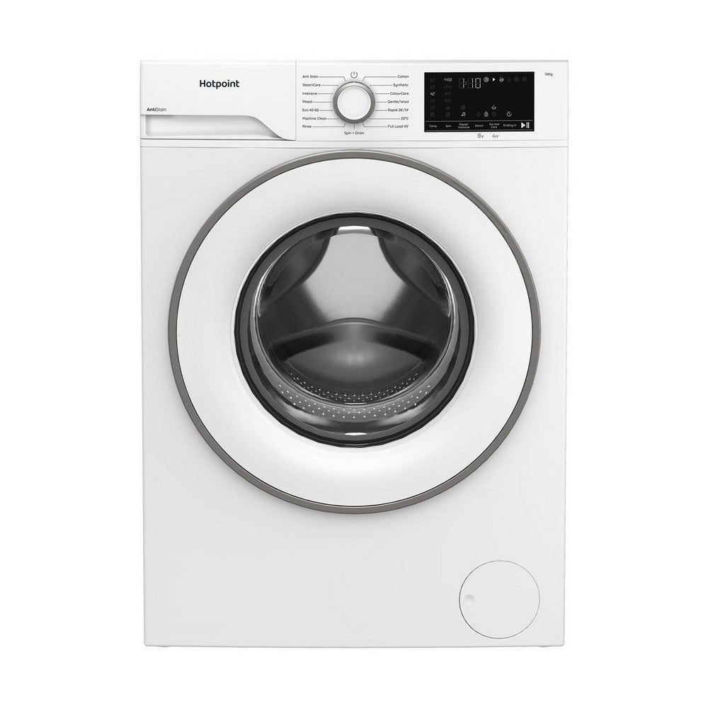 Hotpoint H101ANTISTAINUK 10kg 1400 Spin Freestanding Front Loading Washing Machine White