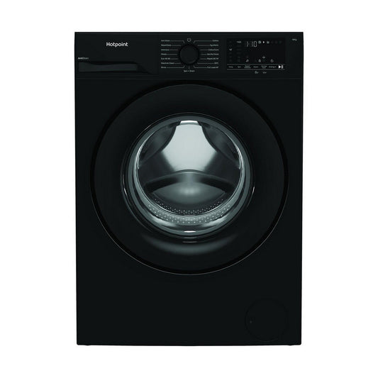 Hotpoint H101BANTISTAINUK 10kg 1400 Spin Freestanding Front Loading Washing Machine Black