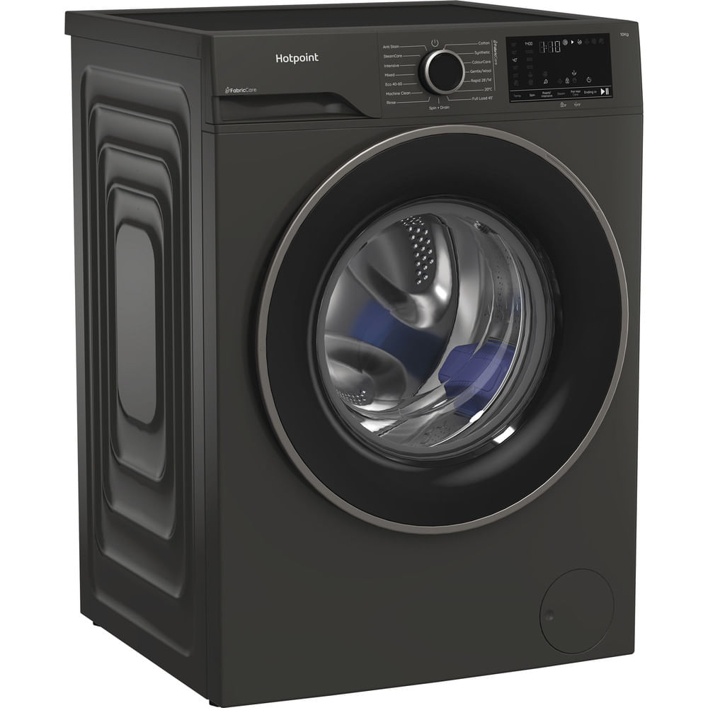 Hotpoint HB 103G CARE UK Freestanding 10kg 1400rpm Washing Machine with PetHairCare Grey HB103GCAREUK