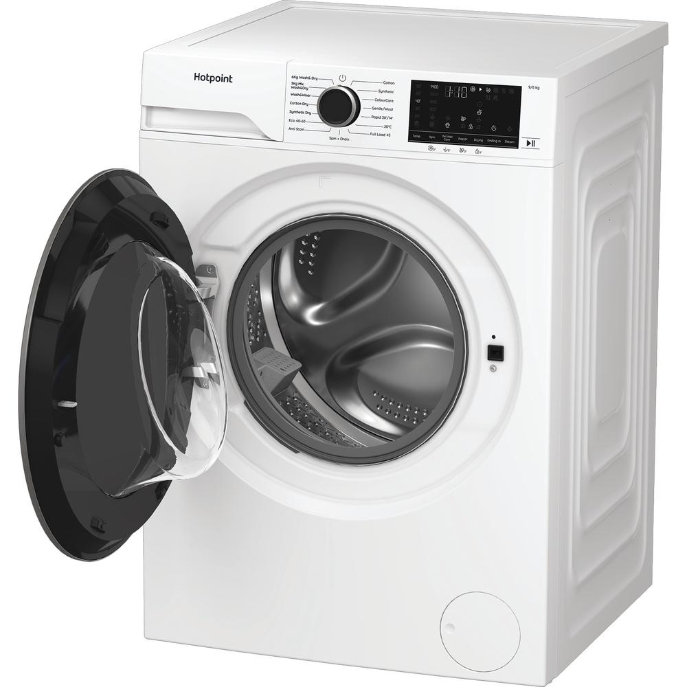 Hotpoint HBD9681ANTISTAINUK 9+6kg 1400 Spin Freestanding Washer Dryer White
