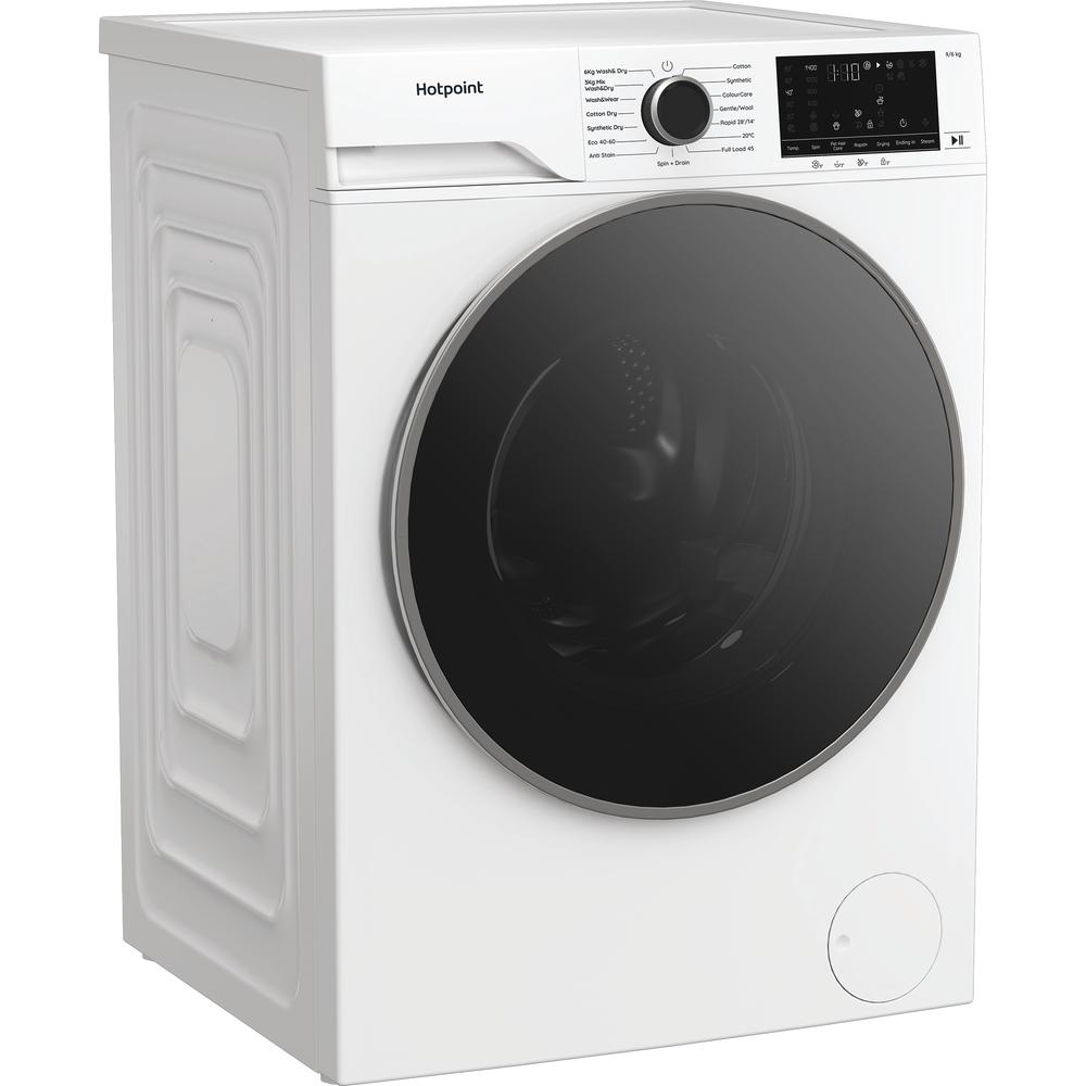 Hotpoint HBD9681ANTISTAINUK 9+6kg 1400 Spin Freestanding Washer Dryer White