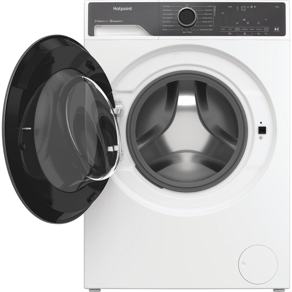 Hotpoint HP 105A CARE UK Fabric Care Pro Freestanding 10kg 1400rpm Washing Machine with HomeWhiz White HP105ACAREUK