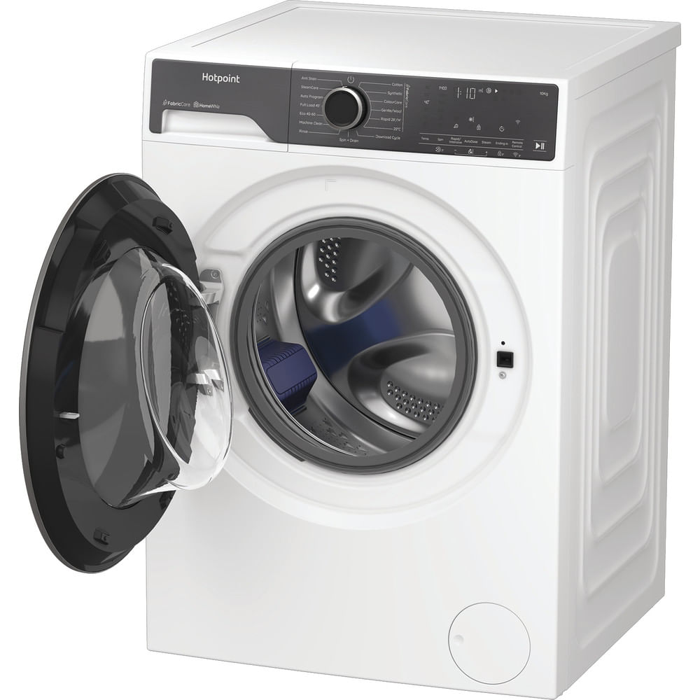 Hotpoint HP 105A CARE UK Fabric Care Pro Freestanding 10kg 1400rpm Washing Machine with HomeWhiz White HP105ACAREUK