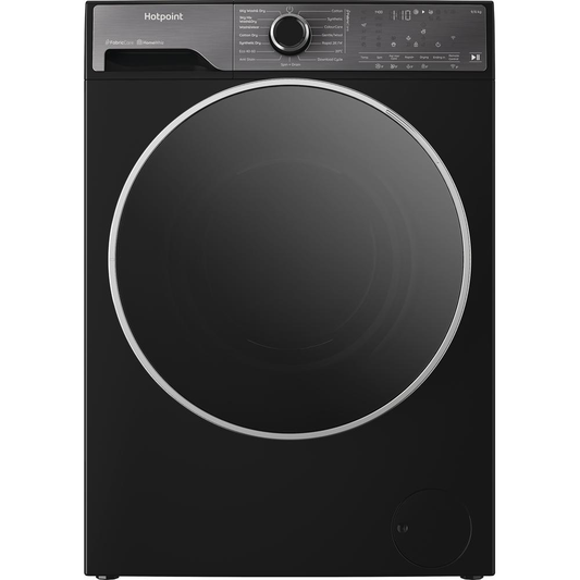 Hotpoint HPD9693BCAREUK 9+6kg 1400 Spin Fabric Care Pro Freestanding Washer Dryer Black