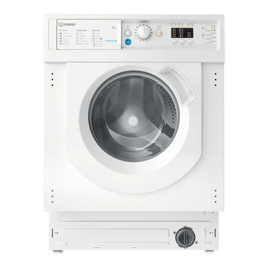 Indesit BIWMIL71252UKN 7kg 1200 Spin Integrated Washing Machine White