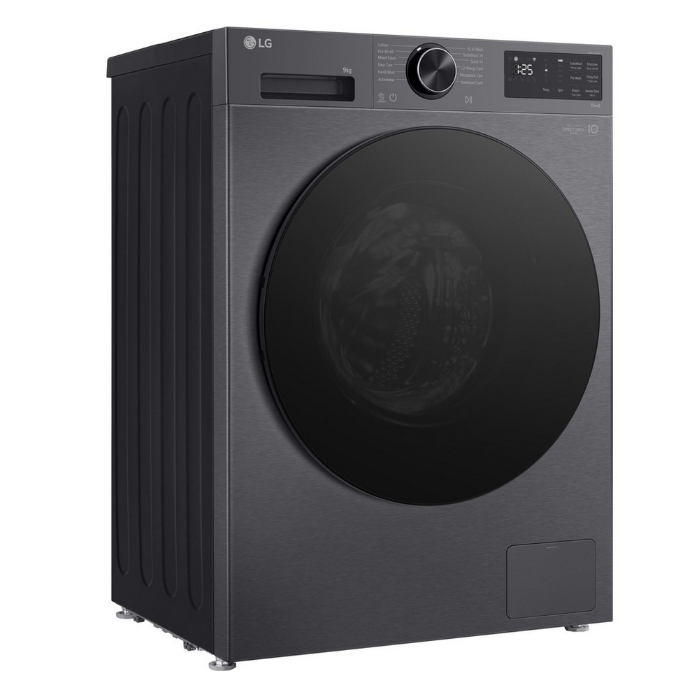 LG Series 3 Counter-Depth MAX F2X50S9TBB 9kg 1200 Spin Washing Machine Black - A Rated