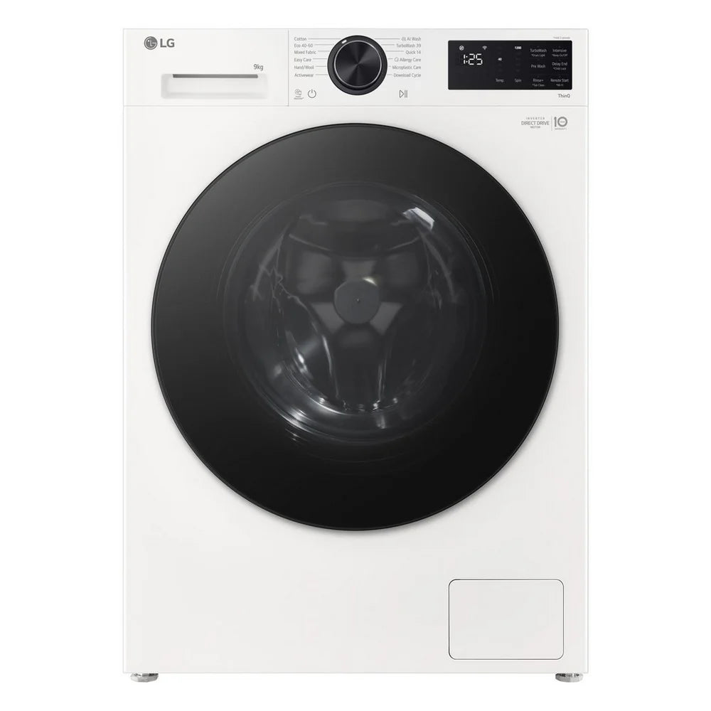 LG Series 3 Counter-Depth MAX F2X50S9TWB 9kg 1200 Spin Washing Machine White - A Rated