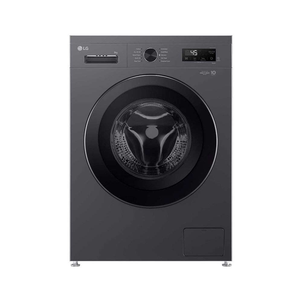 LG Series 2 Direct Drive F4X1009NMK 9kg 1400 Spin WiFi Enabled Washing Machine Black - A Rated