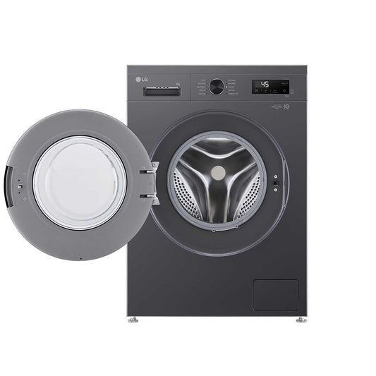 LG Series 2 Direct Drive F4X1009NMK 9kg 1400 Spin WiFi Enabled Washing Machine Black - A Rated
