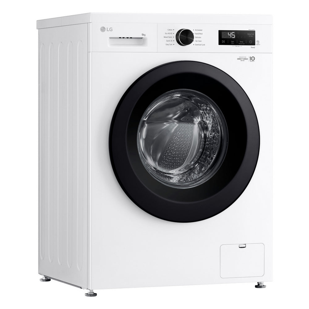 LG Series 2 Direct Drive F4X1009NWK 9kg 1400 Spin Washing Machine White - A Rated
