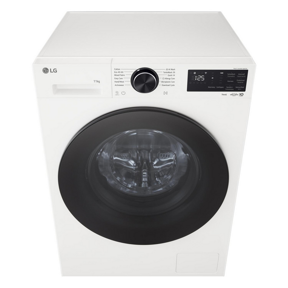 LG Series 5 AI Direct Drive F4X5011TWB 11kg 1400 Spin Washing Machine White - A Rated