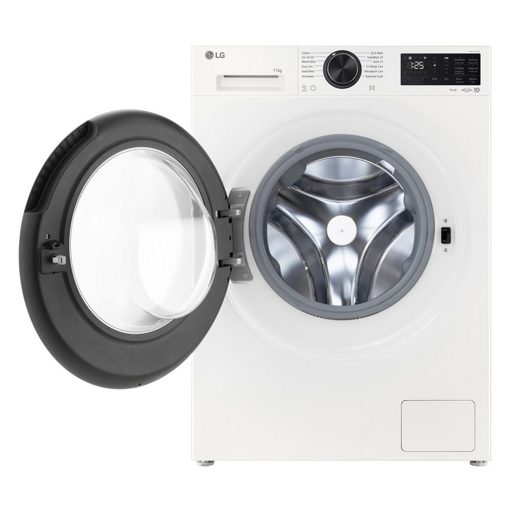 LG Series 5 AI Direct Drive F4X5011TWB 11kg 1400 Spin Washing Machine White - A Rated