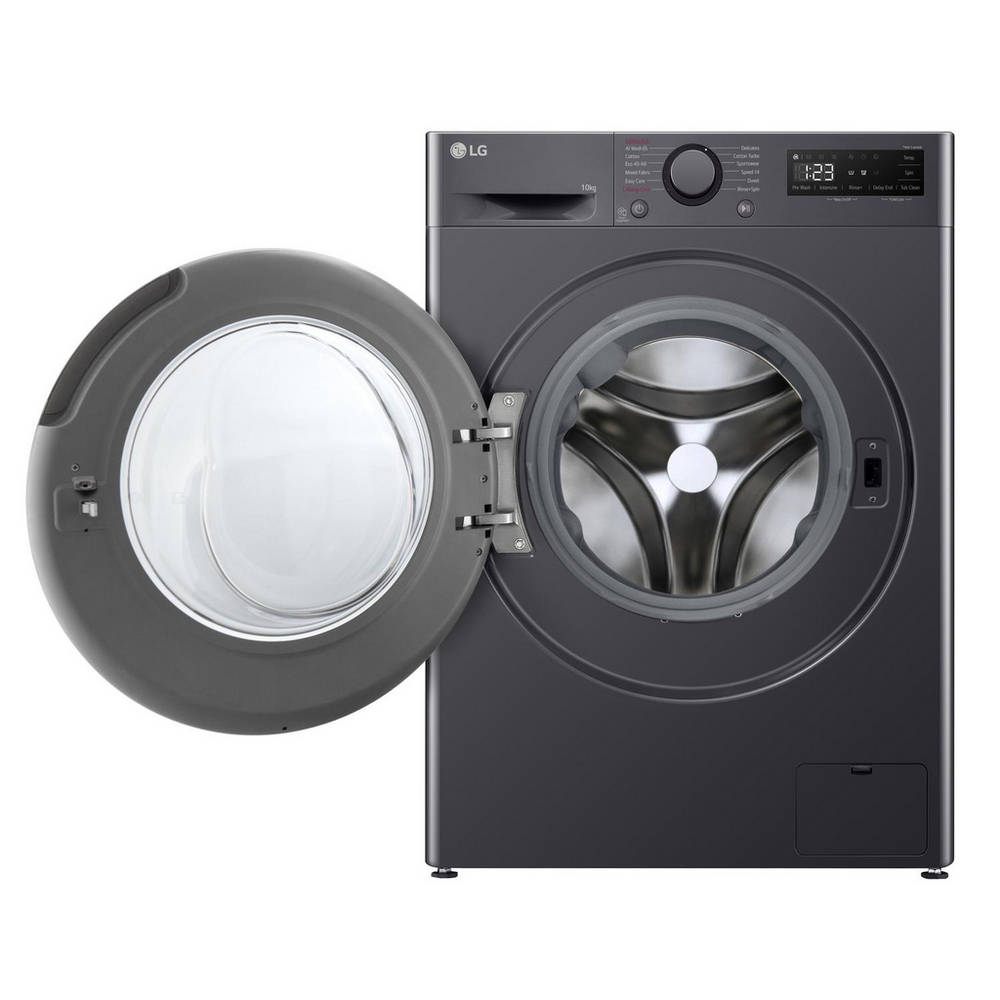 LG Series 4 AI Direct Drive F4Y510GBLN1 10kg 1400 Spin Washing Machine Slate Grey - A Rated