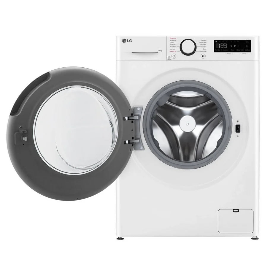 LG Series 4 AI Direct Drive F4Y510WBLN1 10kg 1400 Spin Washing Machine White - A Rated