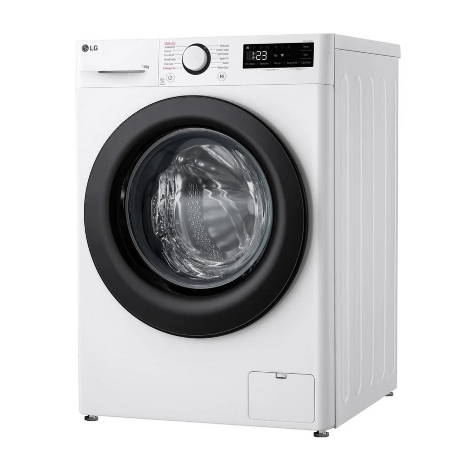 LG Series 4 AI Direct Drive F4Y510WBLN1 10kg 1400 Spin Washing Machine White - A Rated