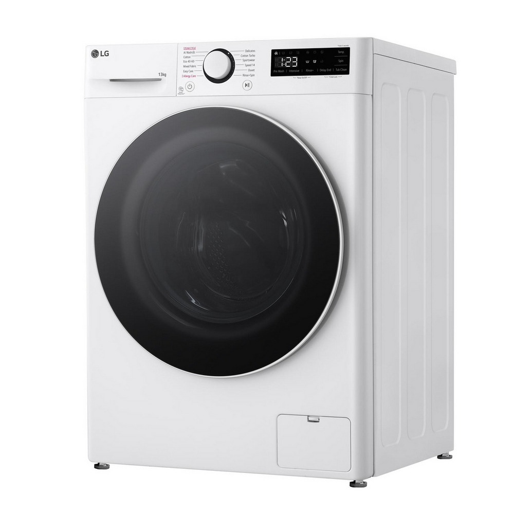 LG Series 4 AI Direct Drive F4Y513WWLN1 13kg 1400 Spin Washing Machine White - A Rated