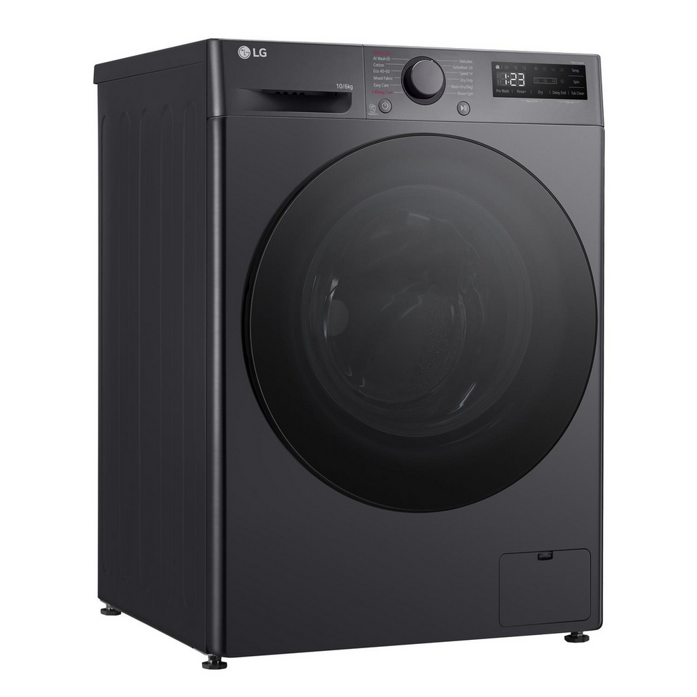 LG Series 4 Pro AI Direct Drive FWY706GBTN1 10kg/6kg 1400 Spin Washer Dryer Slate Grey - A/D Rated