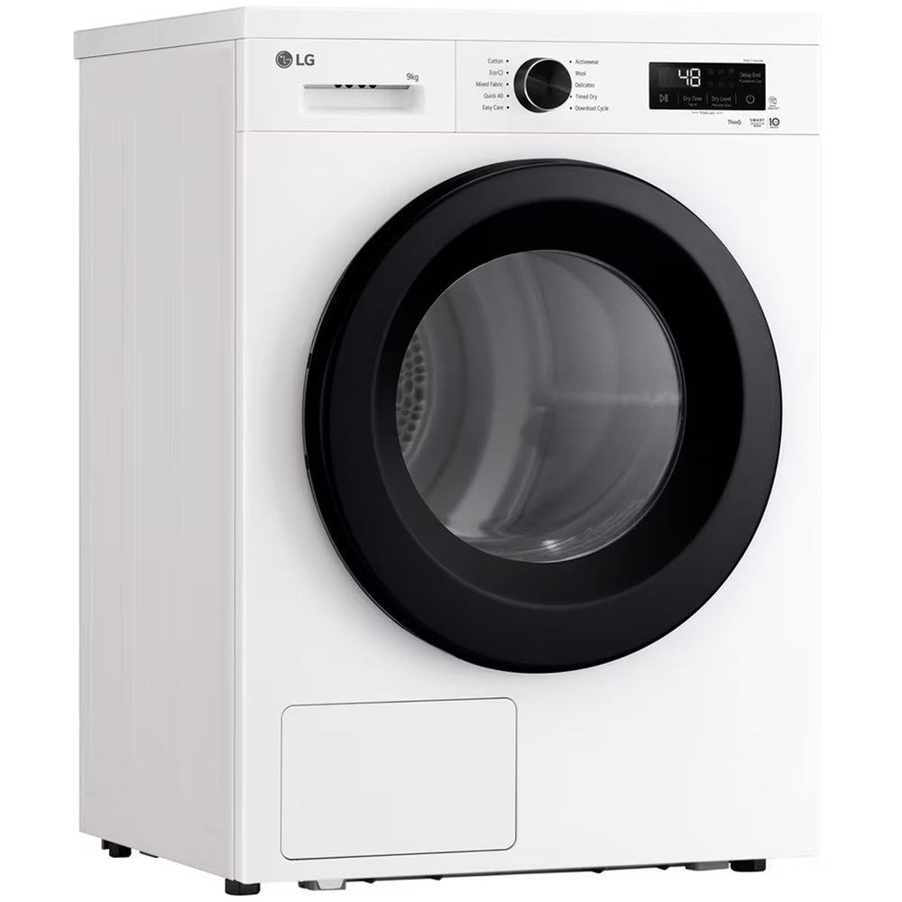 LG Series 2 ThinQ RHX1009NWK 9kg Heat Pump Tumble Dryer White - A+++ Rated