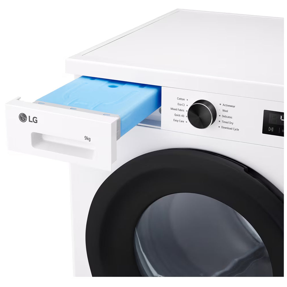 LG Series 2 ThinQ RHX1009NWK 9kg Heat Pump Tumble Dryer White - A+++ Rated