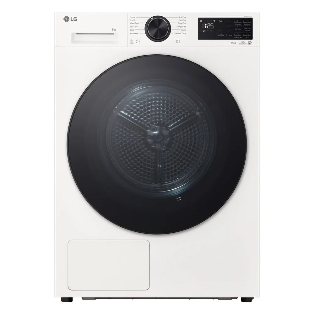 LG Series 5 RHX5009TWB 9kg Dual Inverter Heat Pump Tumble Dryer White A+++ Rated