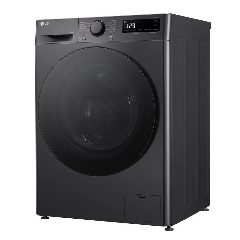 LG Series 4 AI Direct Drive F4Y513GBLN1 13kg 1400 Spin Washing Machine Slate Grey - A Rated